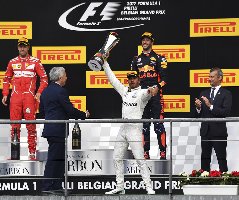 Belgium F1 GP Auto Racing